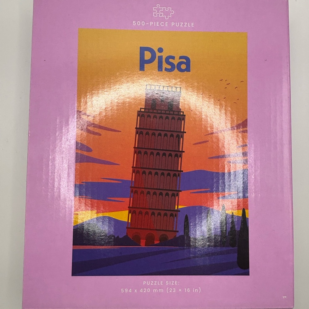 New Hinkler Pisa Tower The Travel Series 500 Piece Jigsaw Puzzle Italy